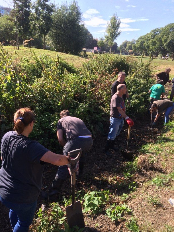 Clearing the secondary channel in Ladywell Fields