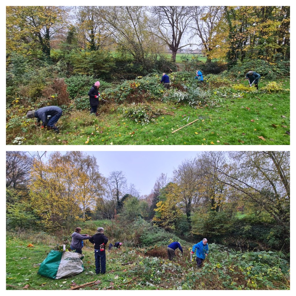 Bramble Bashing in Ladywell Fields
